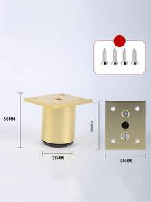 4 chân tủ điều chỉnh được, chân đồ nội thất điều chỉnh được, chân nâng tủ sofa, chân thay thế đồ nội thất tự lắp ráp, chân kệ tivi - Nhiều màu - Xem 17