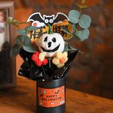 Halloween Table Centerpieces Decorations Halloween Table Artificial Flowers Tabletop Decor For Home Kitchen Indoor Party