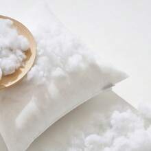 Pack Of 1/2/4 - White Silk And Cotton Pillow Core - Highly Elastic, Soft And Fluffy Silk And Cotton Decorative Pillow, Home Textiles - Soft And Fluffy Pillow Core, Antibacterial And Anti-Mite - No Deformation - Home Use - Soft And Comfortable Neck Pillow, Suitable For Bed, Sofa, Bedroom, Car, Travel And Other Home Decorations, Multiple Sizes, Two Styles Available - A Gift Of Love - 白色 - 查看 7