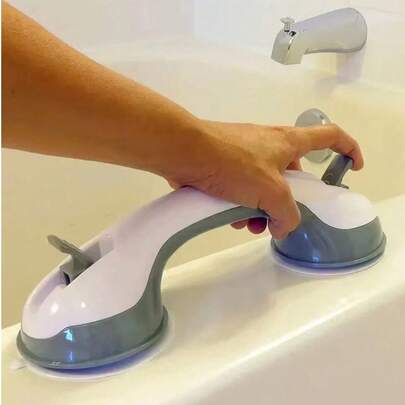 1 thanh vịn phòng tắm, tay cầm chống trượt có đế hút cho bồn tắm, cửa kính, hỗ trợ an toàn cho người cao tuổi, thanh vịn hỗ trợ tắm tại nhà