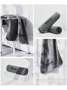 Professional Car Wash Towel, Super Soft Microfiber Double-Sided Car Wash Cloth, Strong Water Absorption, No Shedding, Thickened Design, Car Care Detail Cleaning Cloth, Absorbent Wiping Cloth, Car Cleaning Cloth - Gray (30x30cm, 40x40cm, 35x75cm), Auto Accessories - Multicolor - View 9