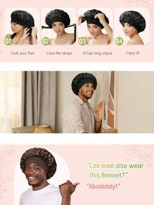 1 Pc Elastic Band Silk Smooth Color Styling Hair Net, Daily Home Hair Care Hair Net, Satin Silk Sleep Cap, With Straps And Headscarf, Suitable For Women And Natural Hair. Double-Layer Hyaluronic Acid-Infused Silk Sleep Cap, With Straps, Suitable For Curly Women And Men. Women's Silk Sleep Cap, Double-Layer Design, With Adjustable Elastic Bands And Silk Bow Hair Bands. Ladies' Elastic Silky Color Styling Hair Net, Daily Home Hair Care Hair Net.