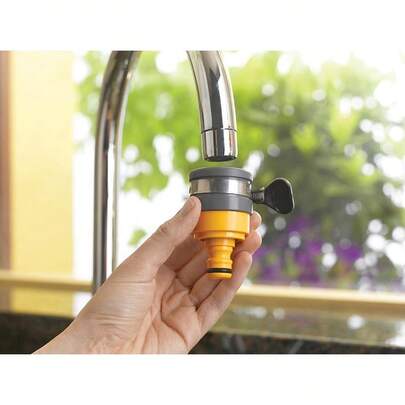 Hozelock Round Tap Connector (Multi Colour) - (TK12014)