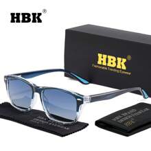 HBK HBK Stylish Polarized Fashion Glasses For Men & Women - TR90 Frame, TAC Lens, Colorful Casual Eyewear For Outdoor, Fishing, Sports & Street Style, Decoration Glasses, Vacation, Photo For Summer Beach Vacation,Outdoor,Travel