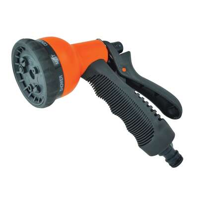 Faithfull Plastic 8 Pattern Adjustable Spray Gun (Multi Colour) - (TK12035)
