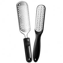 ANDVICTORY 2件装不锈钢双面磨脚器，专业足部护理去茧工具 - 彩色 - 查看 6