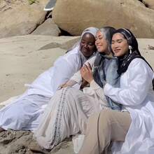 ZGMYC Watercolour Floral Printed Hijab Scarf For Women Soft Modal Cotton Instant Hijab Head Wraps Shawls Long Scarveshalloween - Color 3 - 查看 10