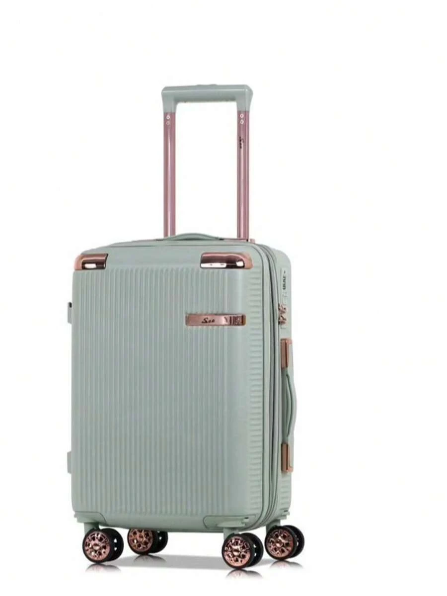 High Quality Carry-On Suitcase, 4 Double Wheels, 360 Degree Rotation, 9kg - Mint Green - View 1