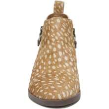 Vionic Cecily H7729L3 Boots Women's 5 Brown Deer Print Calf Hair Booties JOBB545