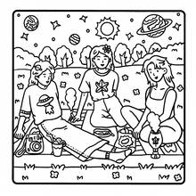 时刻：成人 - 放松涂色书卷2——在舒适的烟雾中放松身心，享受耳机禅意与色彩，回到学校。学校用品，绘画，万圣节，圣诞节