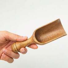 厨房与餐厅用品、厨房用具及小工具、量具、量勺、平铲、红木量勺、咖啡豆量勺、红木勺、木罐勺、木浴盐勺、茶匙、洗衣粉勺、奶粉勺、木糖勺、蜂蜜勺多件套，送给妻子或母亲的礼物。有1件套/2件套/3件套/4件套/5件套/6件套可选，家庭晚餐用品，圣诞派对用品 - 原木色 - 查看 6