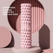 1 pezzo Rullo per massaggio profondo - Rullo in schiuma ad alta densità, per sollievo muscolare, Rullo muscolare in schiuma di alta qualità - Bastone per massaggio ad alta densità, per yoga e palestra