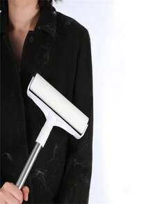 Floor Lint Roller With Refills,Wide Lint Remover Roller For Pet,Carpet Cleaning Lint Roller, Lint Remover, Long Handle Sticky Mop , For Cleaning Carpets, Floor,Couch Bed, Cars, Clothing, And Pet Hair - Multicolor - View 4