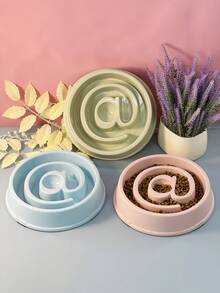 Süßigkeiten-Farbe @ geformte Langsam-Fressnapf, Anti-Verschlingen Hund Katze Langsam-Fress-Napf