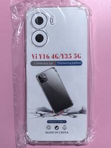 1 件透明防摔外壳，适用于 Vivo 系列、Vivo 手机透明防摔手机壳、手机壳、手机保护套、手机壳、手机套、四角防摔手机壳、透明手机壳、极简手机壳、纯色手机壳、透明手机壳、TPU 防摔手机壳（军用级防摔） - 無色 - 查看 24