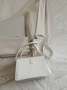 Buckle Decor Square Bag