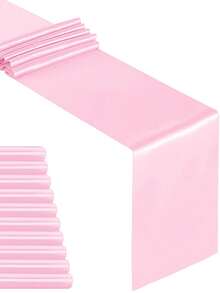 1pc/5pcs/10pcs Satin Table Runner Ribbon Table Runner, Suitable For Home, Party, Wedding, Restaurant, Hotel, Event, Birthday Decor - Multicolor - View 42