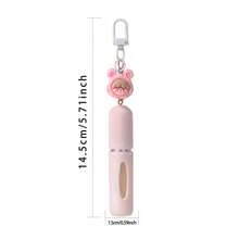 5ml Cartoon Keychain Perfume Atomizer | Velvet Mini Refillable Spray Bottle - Multicolor - View 5