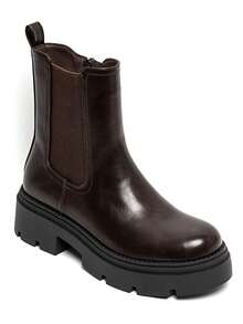 Bottines Chelsea Femme Semelle Crantée – Élégance Urbaine - Brown - View 2