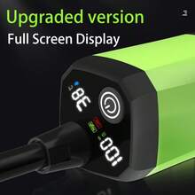 Portable Shower For Camping, [Long-Lasting] 6000mAh Rechargeable Camping Shower With Intelligent LED Display, Camping Essentials, Outdoor Shower, IPX7 Waterproof Outdoor Camp Pump For Hiking, Travel, Car, Pet, RV.