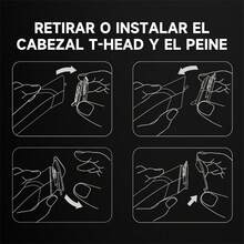 ENCHEN - Afeitadora eléctrica multifuncional Beardo 2, uso en casa, barberías y salones, máquina de corte con bloqueo integrado y batería de larga duración, hoja de precisión para un afeitado suave y cómodo.