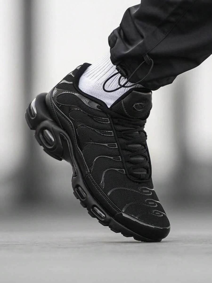 Promotion Air TN Plus Max Premium Vapor Bubble Shock Absorber Springs White Tennis Shoes - 黑色田納西州 - 查看 1