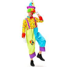 [Halloween Bestseller] Adult Clown COS Costume Full Set, Clown Costume Suitable For Men And Women, Circus Theme Party Performance Outfit - Multicolor - View 8