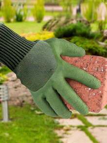 防水防刺园艺手套 - 无铅、耐磨、可手洗、轻便 - 花卉园丁和园林绿化种植使用，带爪子的防水园艺手套，用于挖掘和种植，园艺手套，耐磨防滑透气，适用于户外园艺、种植等 - 彩色 - 查看 5