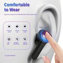 Auriculares inalámbricos TWS cabina espacial - sonido cristalino, diseño transparente con pantalla digital LED, espera ultra larga, control de volumen táctil, micrófono de condensador y batería de polímero de litio recargable para música y llamadas con manos libres, conectividad inalámbrica de moda transparente, compatible universalmente con todos los teléfonos inteligentes, disfruta de un sonido nítido y distinto con estilo - Rosa - Ver 2