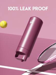 18oz Stainless Steel Insulated Water Bottle, Leakproof Portable Travel Mug with Straw for Hot and Cold Beverages for School, Gym, Office, and Outdoor Multiple Occasions - 紫色 - 查看 5