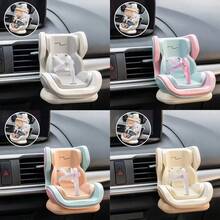 Doll Safety Seat, Suitable For Labubu, Car Seat Air Outlet Ornaments, Safety Seat Model Ornaments Toys, Doll Decoration, Car Interior Ornaments