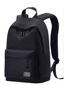 Mochila de gran capacidad, minimalista y ligera, mochila para computadora de estudiante, con correas ajustables para los hombros, adecuada para viajes de semestre de estudiantes - Multicolor - Ver 1
