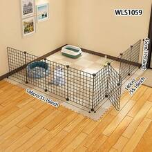 Easy Install Indoor Cat Fence, Home Use Rabbit Fence, Dog Cage, Cat Game Fence, Cat Gate, Cat Cage - Multicolor - View 4
