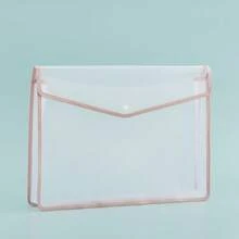 A4 Transparent File Bag For Supplementary Lessons, Student Test Paper And Textbook Storage Bag, Large Capacity A3 Waterproof Art Bag Document Bag, Miscellaneous Storage Bag - Multicolor - View 13