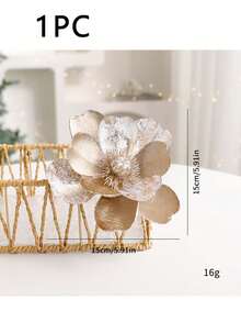 1/2/3 件圣诞闪光人造花圣诞树 DIY 装饰圣诞婚礼节日派对家居花瓶装饰