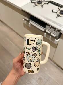 Elegant Lily Of The Valley Pattern Cup, Saucer And Spoon Set - Suitable For Coffee, Afternoon Tea, Home Use, Holiday And Wedding Gifts - Multicolor - View 7