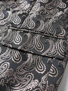 Men's Jacquard Cashew Pattern Suit Jacket, Formal Banquet Evening Wear