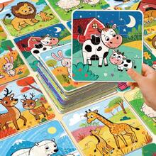 beartale 这款36片装DIY拼图套装，包含色彩鲜艳的动物、恐龙和交通工具图案，适合学龄前儿童，有助于培养孩子的协调能力和运动技能。这款拼图玩具融合了蒙特梭利教育理念，寓教于乐，是幼儿早期教育的理想之选。它简单易用，完美结合了认知游戏和拼图游戏。