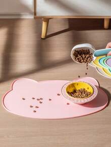 1pc Silicone Pet Food Mat, Dog Cat Bowl Pad, Non-Slip, Waterproof, Raised Edge To Prevent Spills, Easy To Clean In Dishwasher - Multicolor - View 7