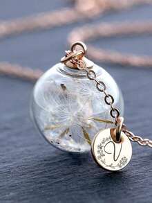 1pc Personalized Customization - Personalized Carving - Authentic Dandelion Flowers - Gift For Her - Christmas Gift