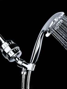 2pcs/Set High Efficiency Shower Head Filter, High Flow Hard Water Softening Shower Head Filter, Universal Shower Head Water Purifier, Reduces Damage To Dry Skin And Hair, Removes Chlorine And Harmful Substances, Suitable For Home, Hotel And RV Bathroom, A Surprise Gift For Family And Friends