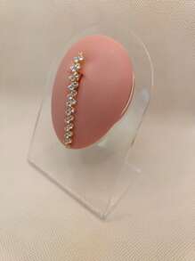 1 قطعة خاتم سرة مربع بسيط من الزركونيا، مجوهرات جسم طويلة للنساء، إكسسوار حفلات