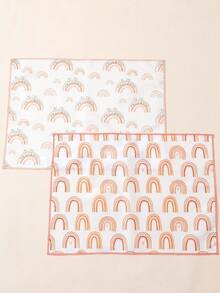 2 件防水婴儿换尿布垫可折叠婴儿换尿布垫，多用途换尿布台垫 - 彩色 - 查看 6