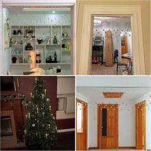 20 Strings Crystal Beaded Curtain, Door String Curtain, Hanging Door Beads Curtains Room Divider For Home Decor Doorway Window Living Room Bedroom, Easy To Install. Chamgagne, 16 Lx 40 W