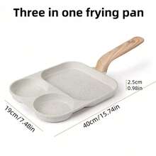 Non Stick Ceramic Cookware Set, Healthy Pot And Flat Bottomed Pot Set, Kitchen Cooking Set, With A Cool Handle To Keep It Cool, Ceramic Non Stick Stew Pot With Lid, White Granite Coating, Free Of PFOS/PFAS - Beige - View 15