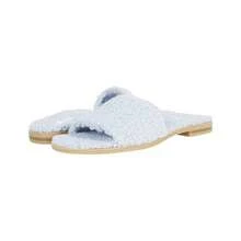 Vionic Demi Sandals Women's US 6 Blue Shearling Comfort Slip On Slide JOBB1988 - Blue - View 4