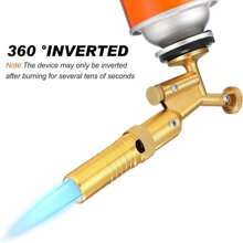 Torch Lighter Butane Gun Gas Flame Fire Grill Mini Refillable Torches Blow Small BBQ Camping Culinary Food Cooking Creme Brulee Included Bright Focus Kitchen Blowtorch Soldering Soplete De Cocina