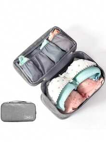 Travel Portable Storage Bag, Lightweight Zipper Organizer, Versatile Storage Bag For Underwear Travel Essentials Holiday Vacation Duffle Bag Luggage Suitcase Travel Bag For Women