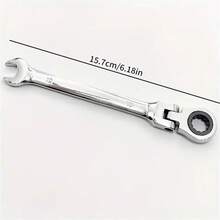 10mm Quick Auto Repair Tool, Multi-Size 72 Teeth Swivel Head Spline Ratchet Wrench - Multicolor - View 8