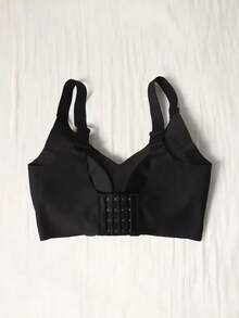 3pcs Women's Seamless Breathable Wireless Sports Bras - Full Coverage, Non-Slip, Lift & Support, Comfortable Fit With Ribbed Details, Nylon & Elastane Blend, Hand Wash - Elegant Solid Colors - 彩色 - 查看 7